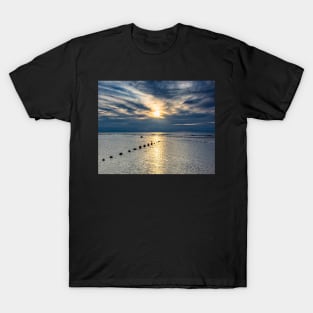 Barncaster Beach Sunset, Norfolk T-Shirt